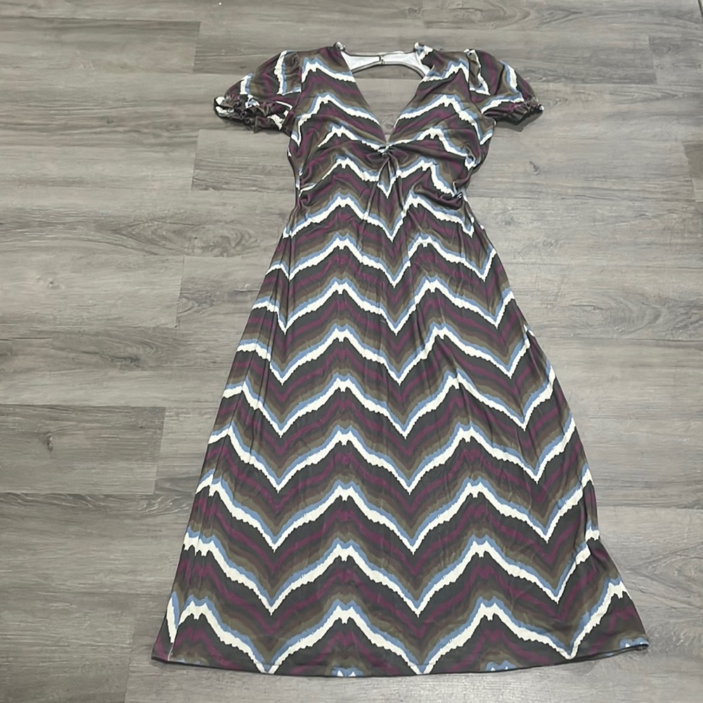 UO Gauzy Sexy Open Back Maxi Dress size large